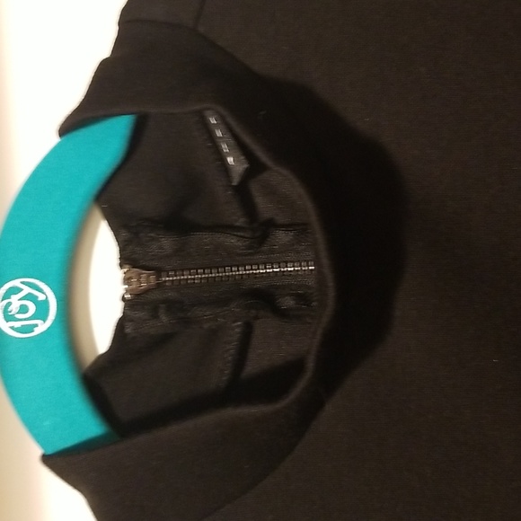 Mockneck Torrid Scuba Mini dress with pockets - Picture 3 of 4